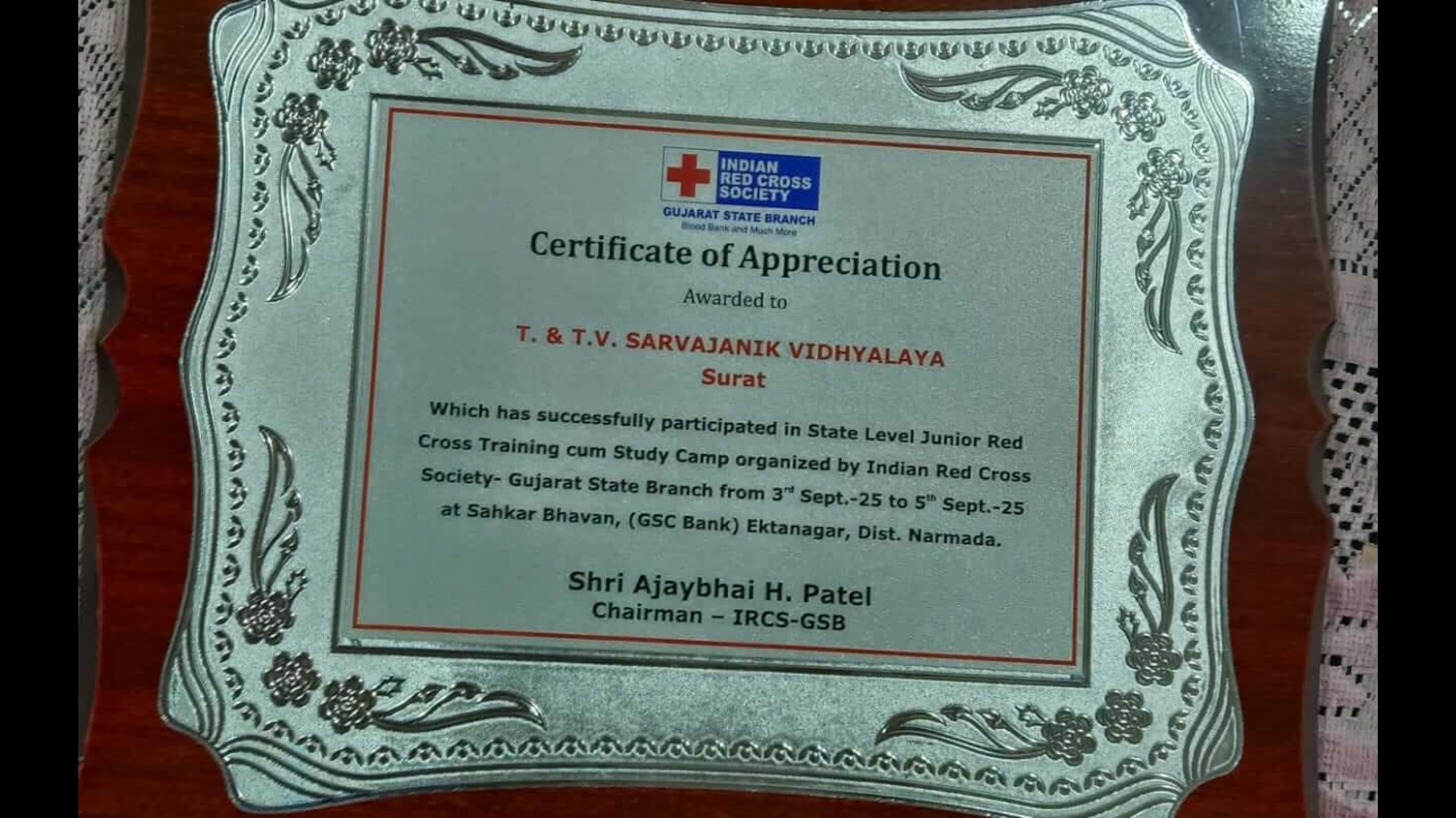 RED CROSS SOCIETY CAMP(SEC)